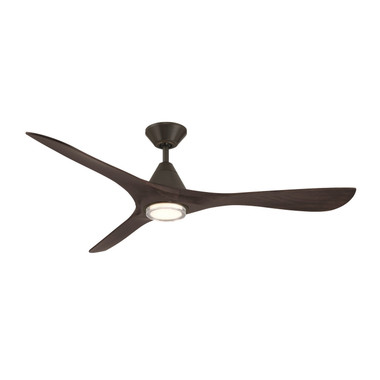 Modern Forms Fans - FR-D2504-60L-BZ/DW - 60" Ceiling Fan - Carve - Bronze/Dark Walnut
