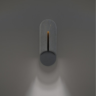 Modern Forms - WS-W10516-40-BV/BK - LED Outdoor Wall Sconce - Clog - Bassalt Stone/Black