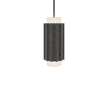 Modern Forms - PD-62516-35-BV/BK - LED Mini Pendant - Caviar - Bassalt Stone/Black