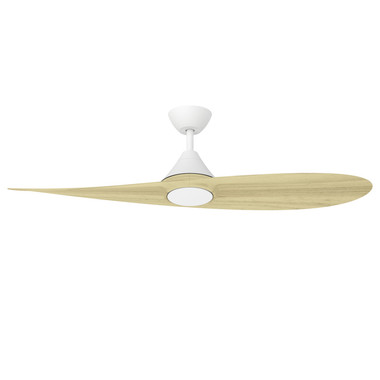 Maxim - 88742WTMWWO - 56" Ceiling Fan - Surf - Matte White / White Oak