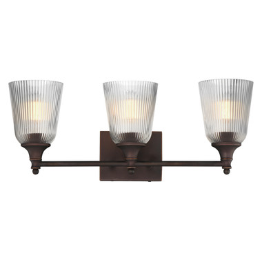 Maxim - 21543CRDBZ - Three Light Bath Vanity - Julip - Dark Bronze