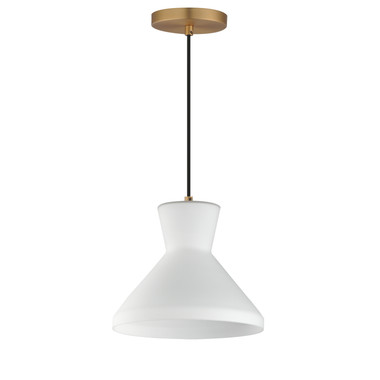 Maxim - 11452SWNAB - One Light Pendant - Sinch - Natural Aged Brass