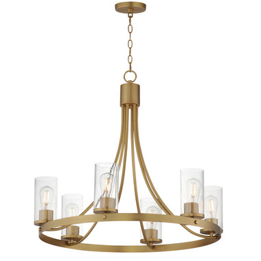 Maxim - 10466CDNAB - Six Light Chandelier - Livingston - Natural Aged Brass