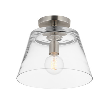 Maxim - 12880CLSN - One Light Pendant - Hudson - Satin Nickel