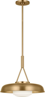 Visual Comfort Studio - SCRJPD167EBSOEG - One Light Pendant - Liora - Estate Brass