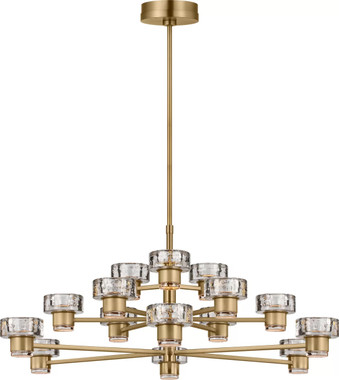 Visual Comfort Studio - SCCHCCH10127EBSCPG - LED Chandelier - Holsted - Estate Brass