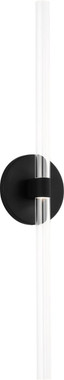 Visual Comfort Studio - SLW1102MBK - LED Wall Sconce - Silas - Midnight Black | Midnight Black