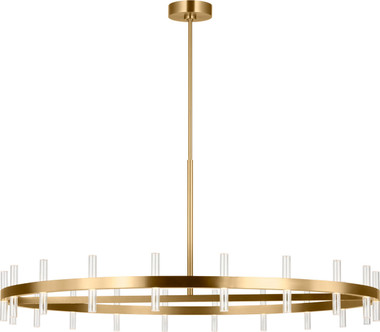 Visual Comfort Studio - SLC10940BBS - LED Chandelier - Silas - Burnished Brass | Burnished Brass