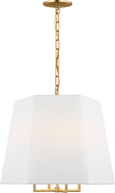 Visual Comfort Studio - PCP1024GD - Four Light Hanging Shade - Lille - Gild | Gild