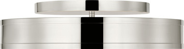 Visual Comfort Studio - PCF1041PN - LED Semi Flush Mount - Dupont - Polished Nickel | Polished Nickel