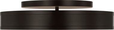 Visual Comfort Studio - PCF1041AI - LED Semi Flush Mount - Dupont - Aged Iron | Aged Iron