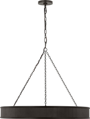 Visual Comfort Studio - PCC10110AI - Ten Light Chandelier - Ritz - Aged Iron | Aged Iron