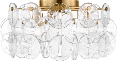 Visual Comfort Studio - KSF1113BBS - Three Light Flush Mount - Candace - Burnished Brass | Burnished Brass