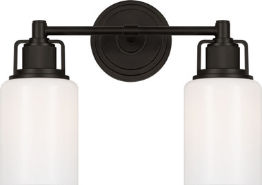 Visual Comfort Studio - CV1112AI - Two Light Bath - Ashford - Aged Iron | Aged Iron