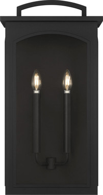 Visual Comfort Studio - CO1572TXB - Two Light Wall Lantern - Modesto - Textured Black | Textured Black