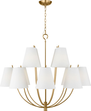 Visual Comfort Studio - CC18412BBS - 12 Light Chandelier - Marina - Burnished Brass | Burnished Brass