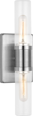 Visual Comfort Studio - 4465002CF-962 - Two Light Vanity - Keaton - Brushed Nickel | Brushed Nickel