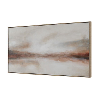 Uttermost - 32551 - Landscape Painting - Haze In The Horizon - Light Oak