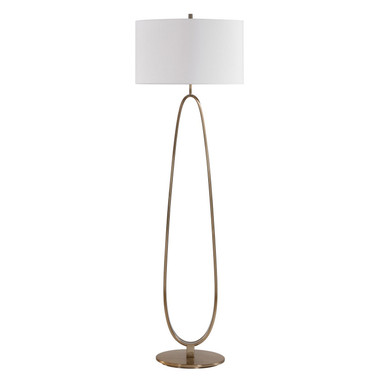 Uttermost - 30787 - One Light Floor Lamp - Tordin - Antique Brass