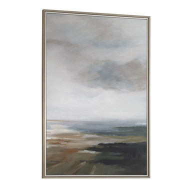 Uttermost - 32491 - Landscape Print - Lowlands - Gray Wood And White