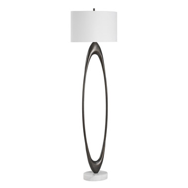 Uttermost - 30643 - One Light Floor Lamp - Sonic - Antique Brass