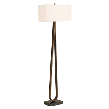 Uttermost - 30591 - One Light Floor Lamp - Galloway - Dark Bronze