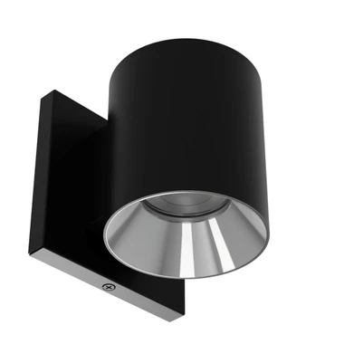 W.A.C. Lighting - W4R-FCS-BKCH - LED Wall Mount - Zoron - Black/Chrome