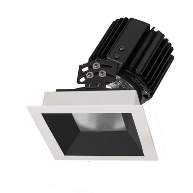 W.A.C. Lighting - R4SAT-NTWA-BKWT - LED Adjustable Trim - Volta - Black/White