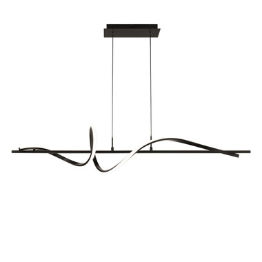 W.A.C. Lighting - PD-39443-35-BK - LED Linear Pendant - Corkscrew - Black