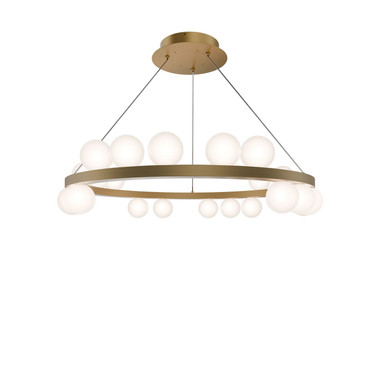 W.A.C. Lighting - PD-21528-35-AB - LED Chandelier - Carousel - Aged Brass