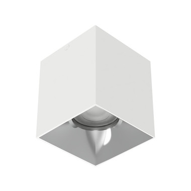 W.A.C. Lighting - C4SL-FCS-WTCH - LED Flush Mount - Zoron - White/Chrome