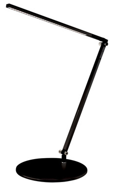 Koncept - AR1000-WD-MBK-DSK - LED Desk Lamp - Z-Bar - Metallic black
