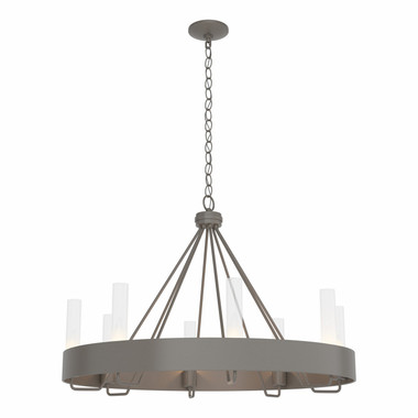 Hubbardton Forge - 105040-SKT-07-ZM0611 - Banded Ring Chandelier - Banded - Dark Smoke