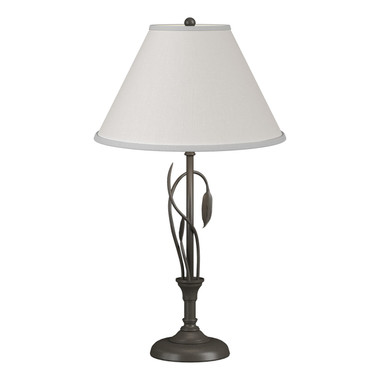 Hubbardton Forge - 266760-SKT-07-SF1555 - Forged Leaves and Vase Table Lamp - Leaf - Dark Smoke