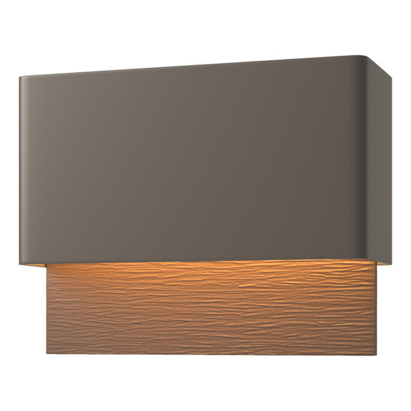 Hubbardton Forge - 302630-LED-77-75 - LED Outdoor Wall Sconce - Stratum - Coastal Dark Smoke
