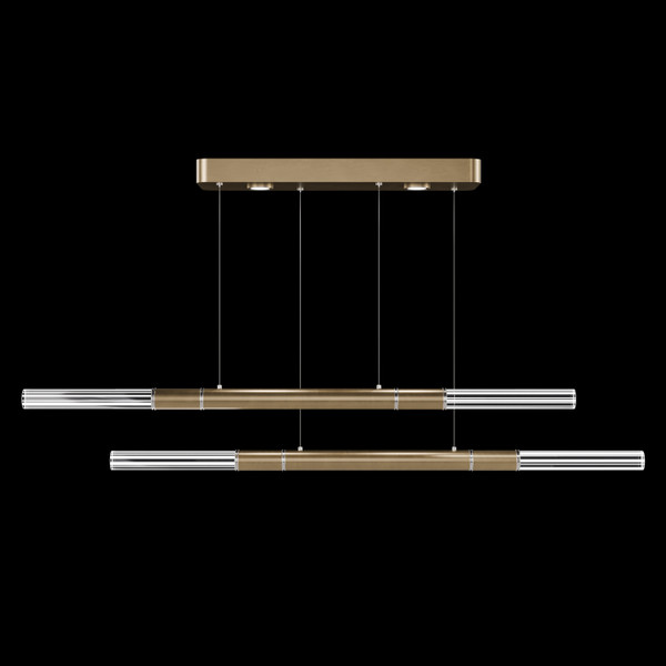 Fine Art Handcrafted Lighting - 100150-320 - LED Linear Pendant - Antonia - Gold Leaf