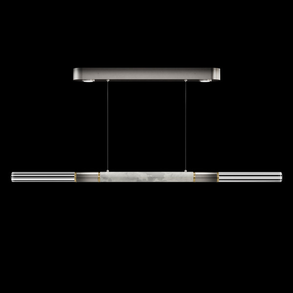 Fine Art Handcrafted Lighting - 100149-712 - LED Linear Pendant - Antonia - Ombre Silver
