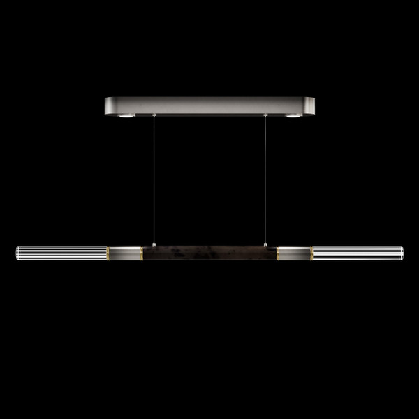 Fine Art Handcrafted Lighting - 100149-711 - LED Linear Pendant - Antonia - Ombre Silver