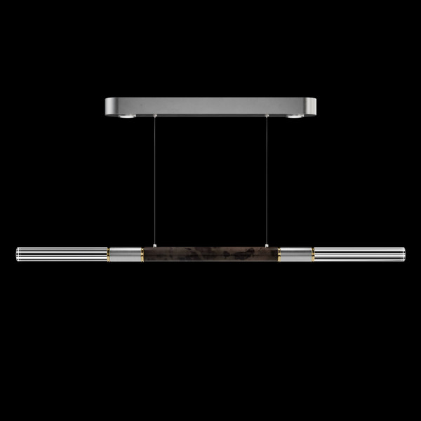 Fine Art Handcrafted Lighting - 100149-411 - LED Linear Pendant - Antonia - Silver Leaf