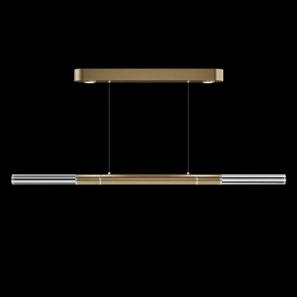 Fine Art Handcrafted Lighting - 100149-320 - LED Linear Pendant - Antonia - Gold Leaf