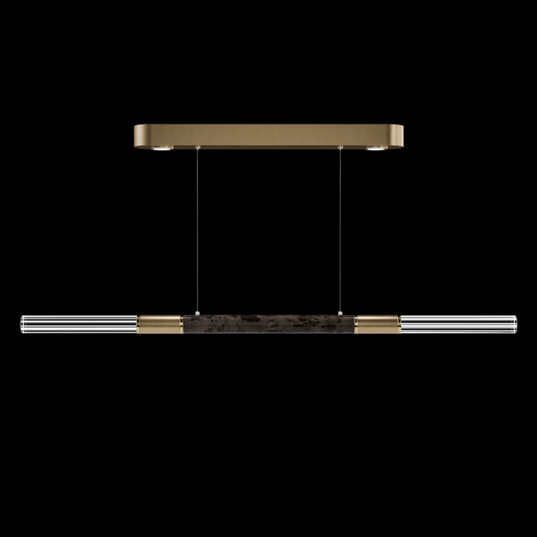 Fine Art Handcrafted Lighting - 100149-311 - LED Linear Pendant - Antonia - Gold Leaf