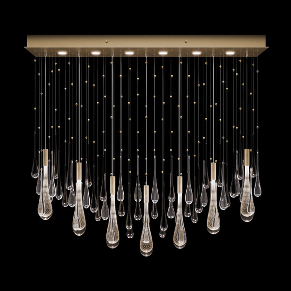 Fine Art Handcrafted Lighting - 100138-6 - LED Pendant - Rain - Bronze