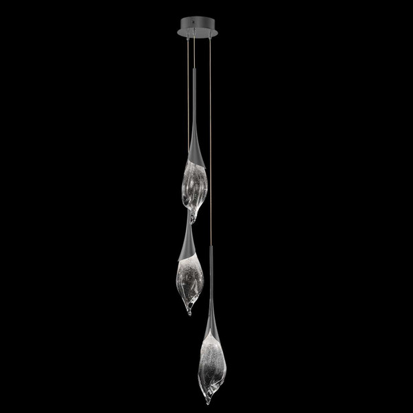 Fine Art Handcrafted Lighting - 100129-7 - LED Pendant - Mayu - Black