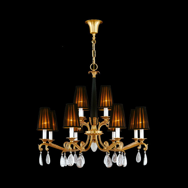 Fine Art Handcrafted Lighting - 19491-0-55 - LED Chandelier - Mariner Luxury - French Gold