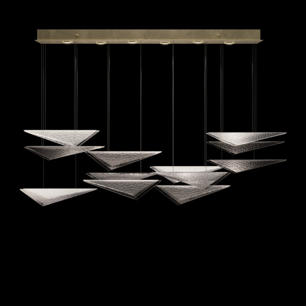 Fine Art Handcrafted Lighting - 100118-55 - LED Pendant - Volo - Soft Gold
