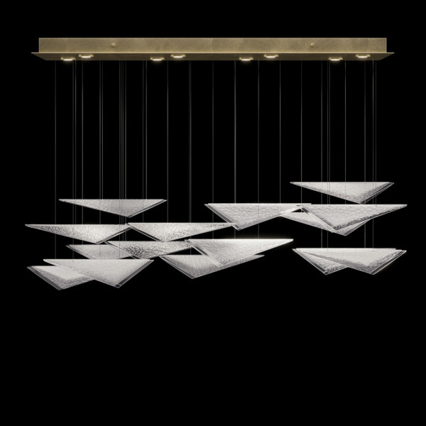 Fine Art Handcrafted Lighting - 100117-54 - LED Pendant - Volo - Soft Gold