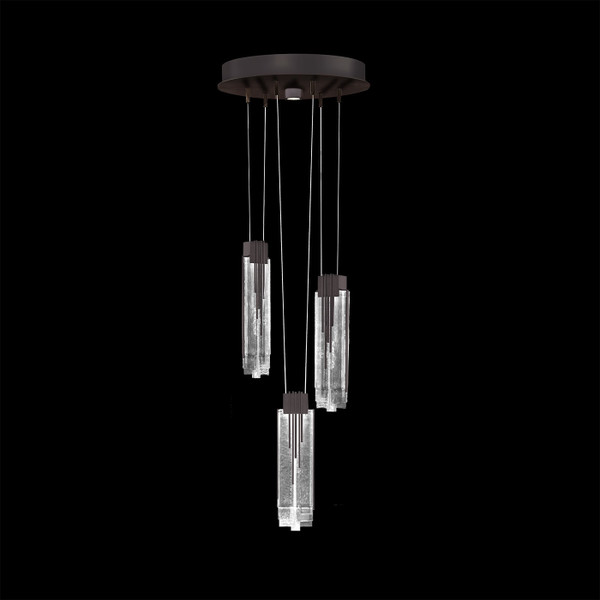 Fine Art Handcrafted Lighting - 100080-61 - LED Pendant - Arpeggio - Midnight Steel