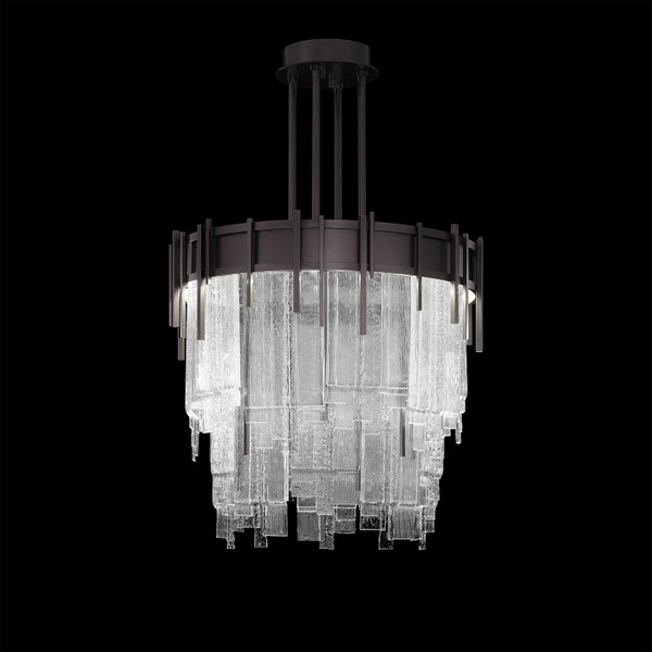 Fine Art Handcrafted Lighting - 100078-61 - LED Pendant - Arpeggio - Midnight Steel