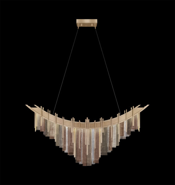 Fine Art Handcrafted Lighting - 100076-52 - LED Pendant - Arpeggio - Soft Gold