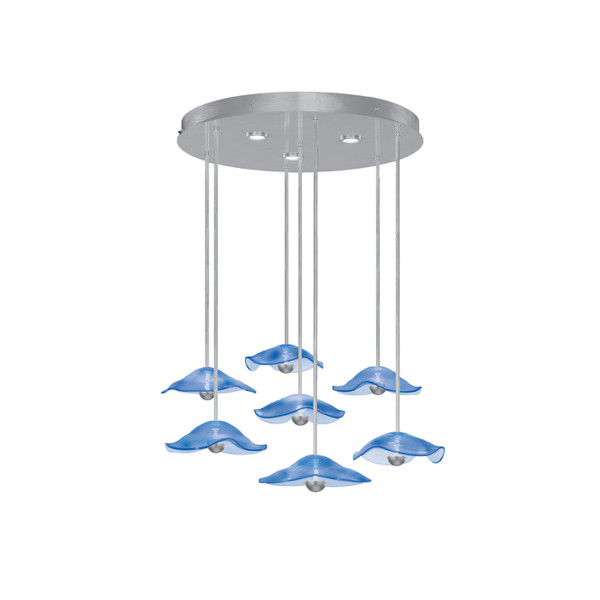 Fine Art Handcrafted Lighting - 100066-41 - LED Pendant - Embark - Silver